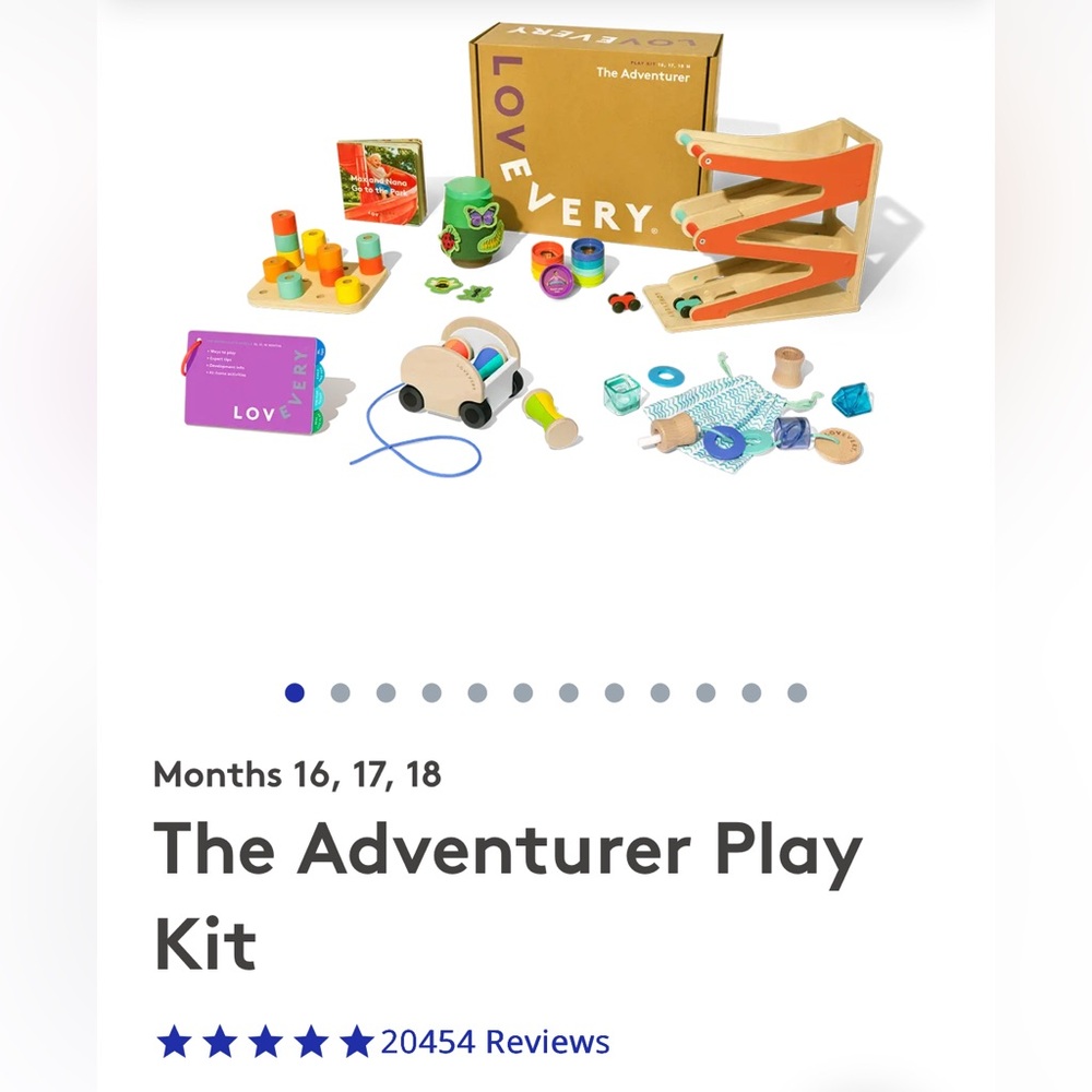 LOVEVERY - The Adventurer Play Kit - Months 16, 17, 18